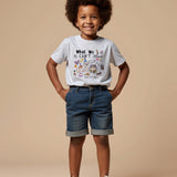 [DFRAME] Puppy Food Printed  Children's Short Sleeve Tee