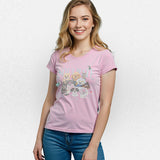 [DFRAME] Make Dog Printed Short Sleeve T-shirt "SOULMATE" Casual Women's Short Sleeve T-shirt