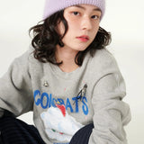 【CLOUD CAKE】Women's Cloud Cake Signature Artwork Sweatshirt