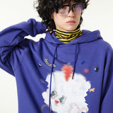 [CLOUD CAKE] Men's Fashion Cloud Cake Fluffy Hoodie