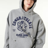 [CLOUD CAKE]Men's Fashion Cloud Cake Fluffy Hoodie