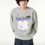 [CLOUD CAKE] Fashion Cloud Cake Print Sweatshirt Unisex