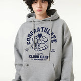 [CLOUD CAKE]Men's Fashion Cloud Cake Fluffy Hoodie