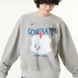 [CLOUD CAKE] Fashion Cloud Cake Print Sweatshirt Unisex