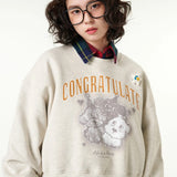 [CLOUD CAKE] Women's Fashion Cloud Cake Friends' Party Sweatshirt