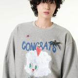 [CLOUD CAKE] Fashion Cloud Cake Print Sweatshirt Unisex